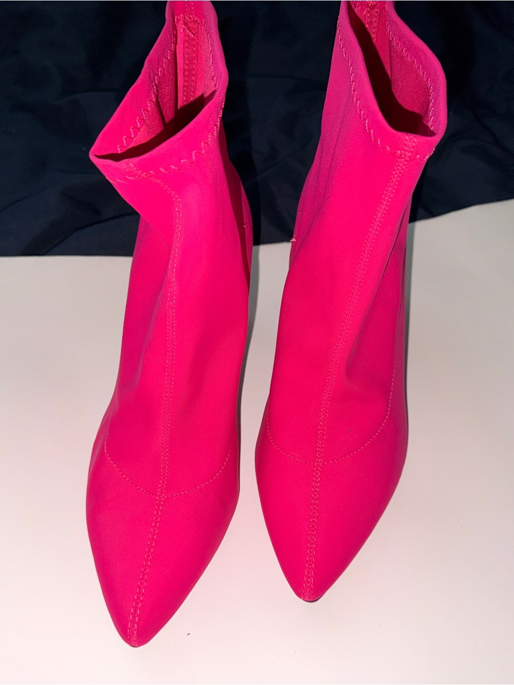 Target Women’s Bright Hot Pink Pointed Sock Booties